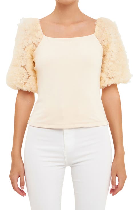 Women's Tulle Tops | Nordstrom