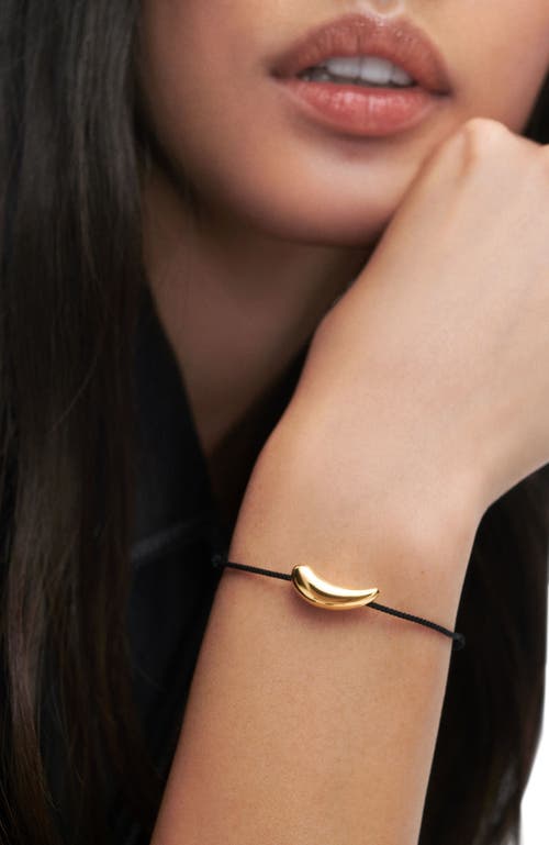 Pdpaola Orbit Cord Bracelet In Black