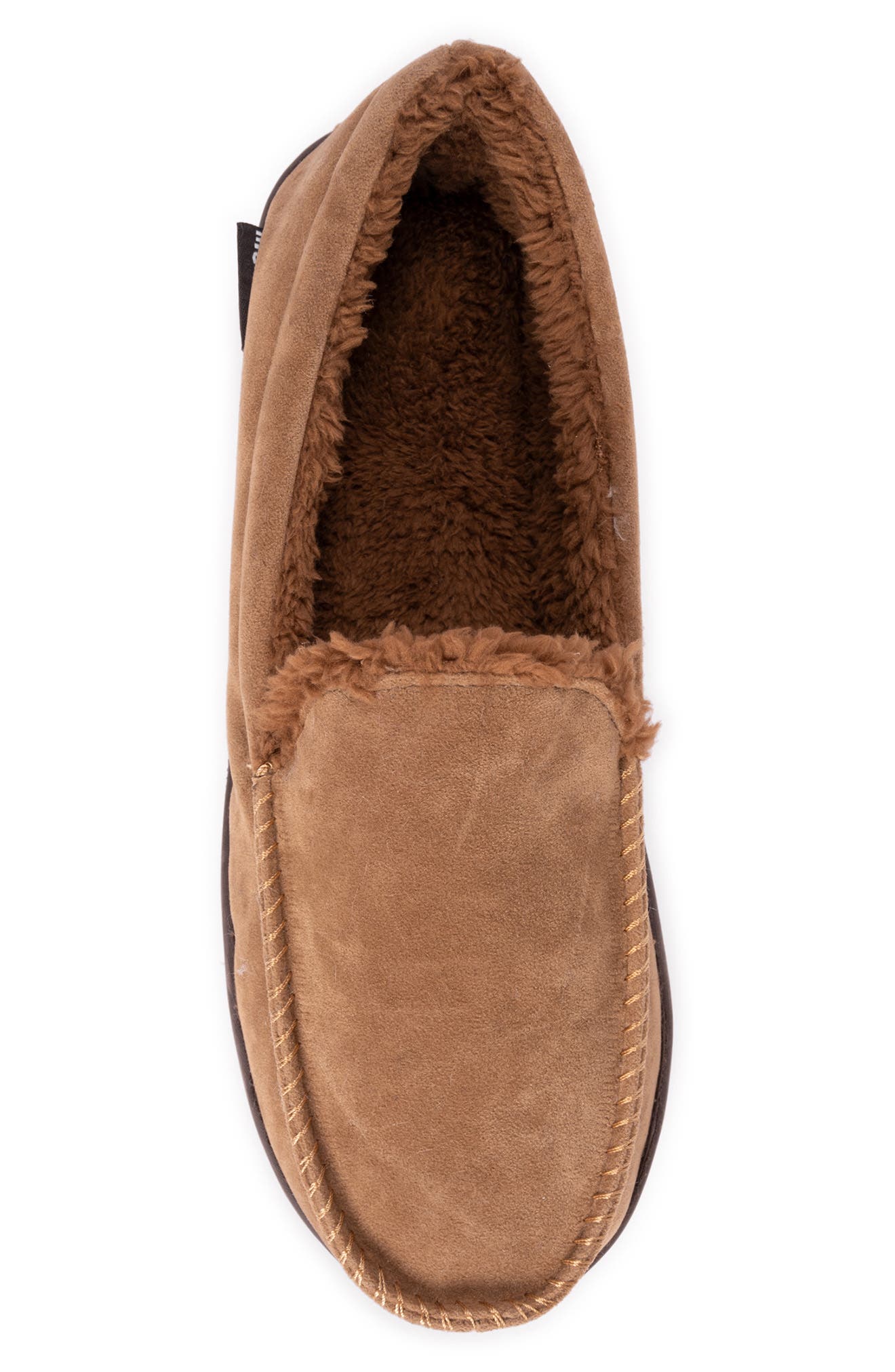 MUK LUKS Faux Shearling Lined Slipper, Alternate, color, Brown