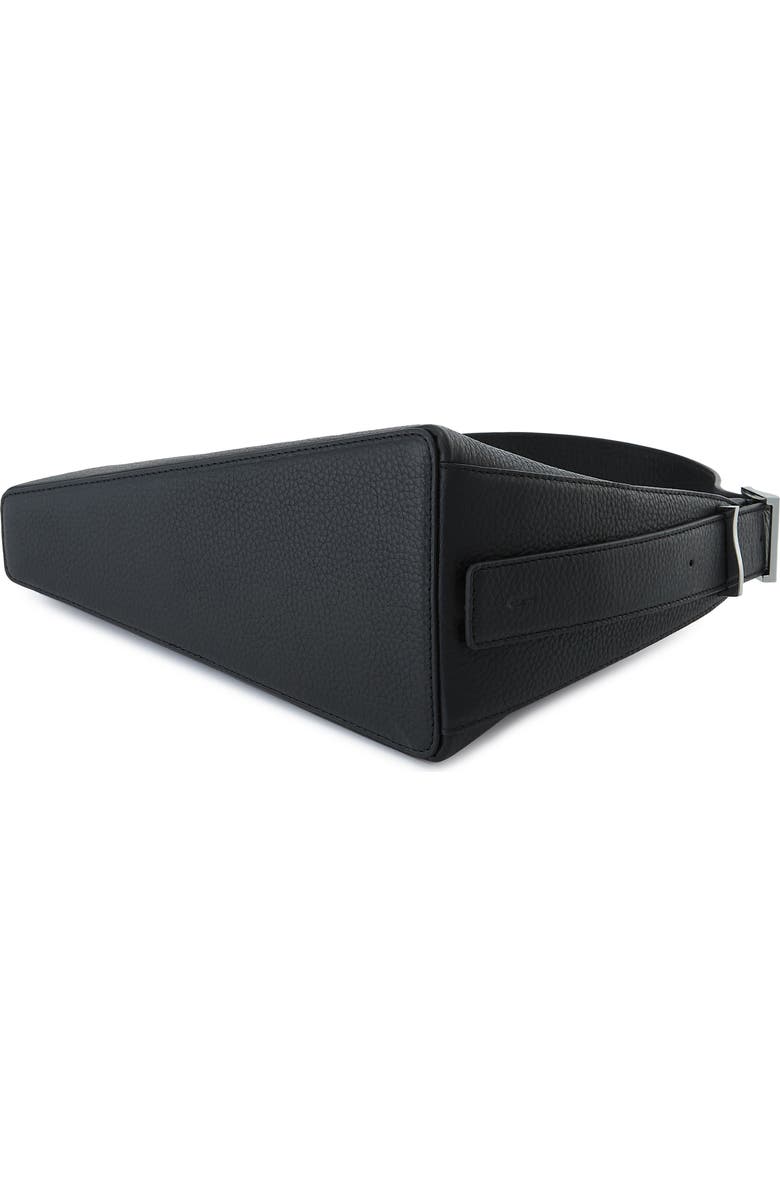 behno Danny Flatiron Pebble Leather Shoulder Bag, Alternate, color,