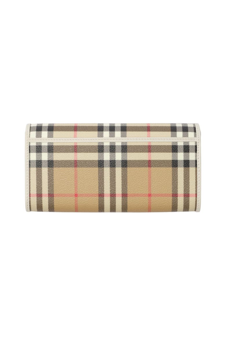 Check Continental Wallet, Alternate, color, Archive beige/soap beige