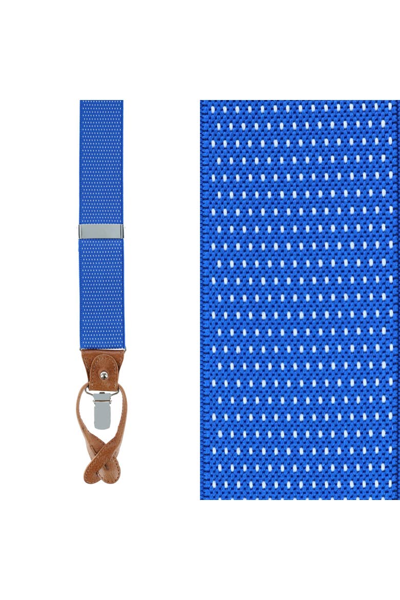 Big & Tall Napier Elastic Convertible Suspenders, Main, color, Blue