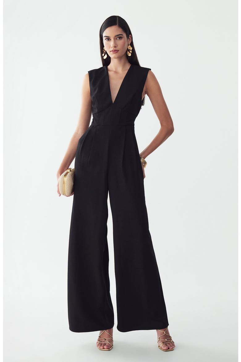 Aurora Jumpsuit, Alternate, color, Black
