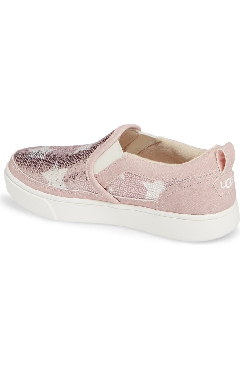 UGG<sup>®</sup> Caplan Sequin Stars Slip-On Sneaker, Alternate, color,