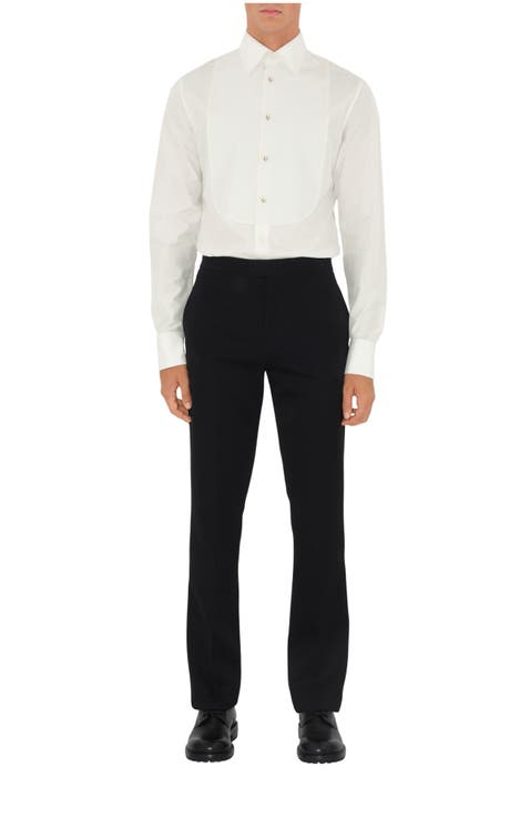 Slim Fit Cotton Silk Tuxedo Shirt