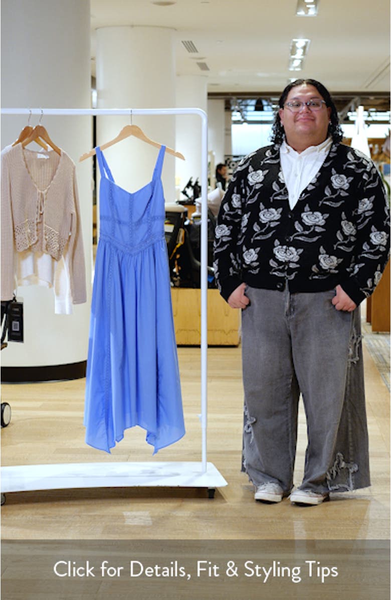 Lace Trim Sleeveless Maxi Dress, sales video thumbnail