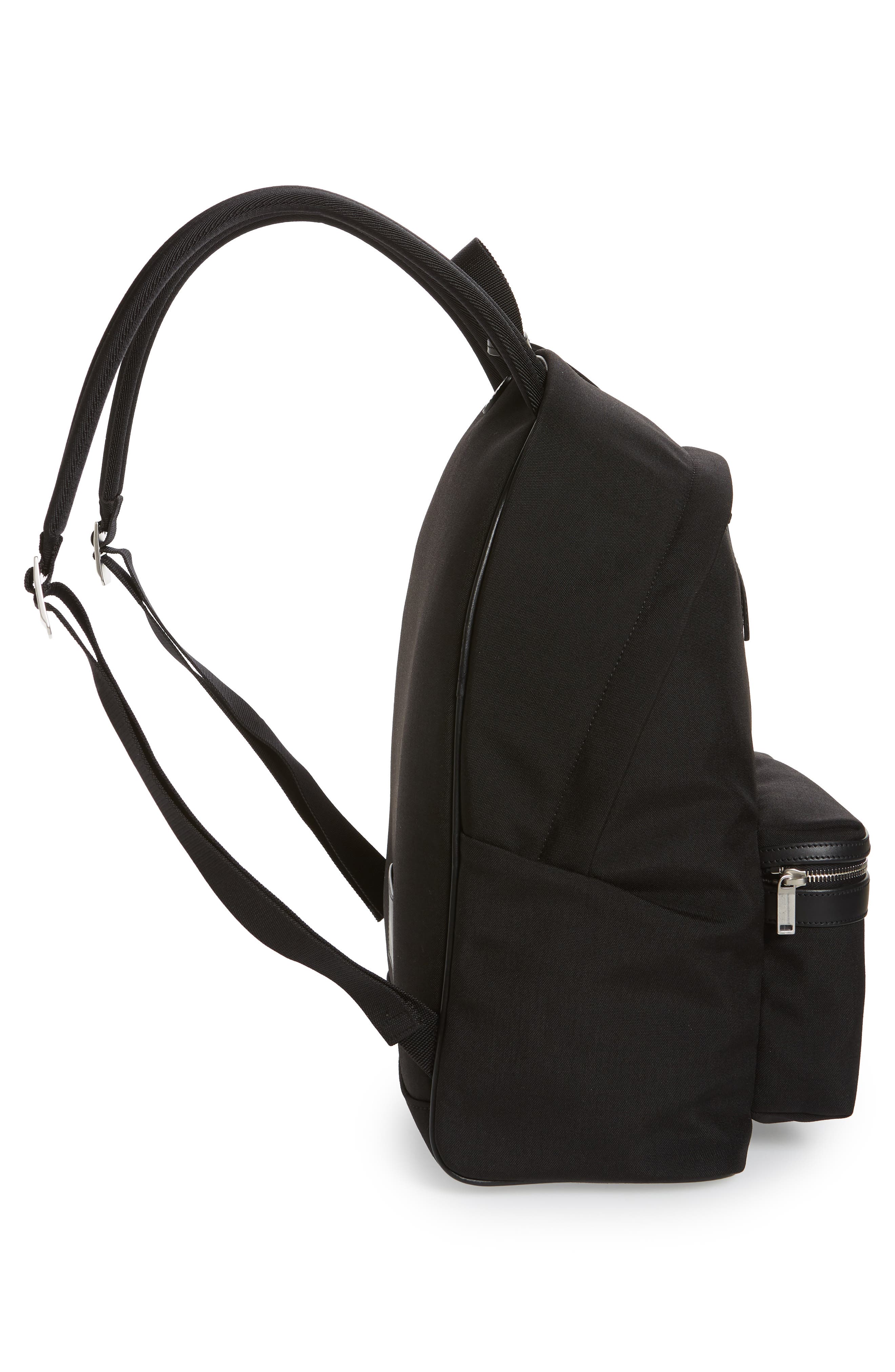 Saint Laurent Canvas Backpack, Alternate, color, 