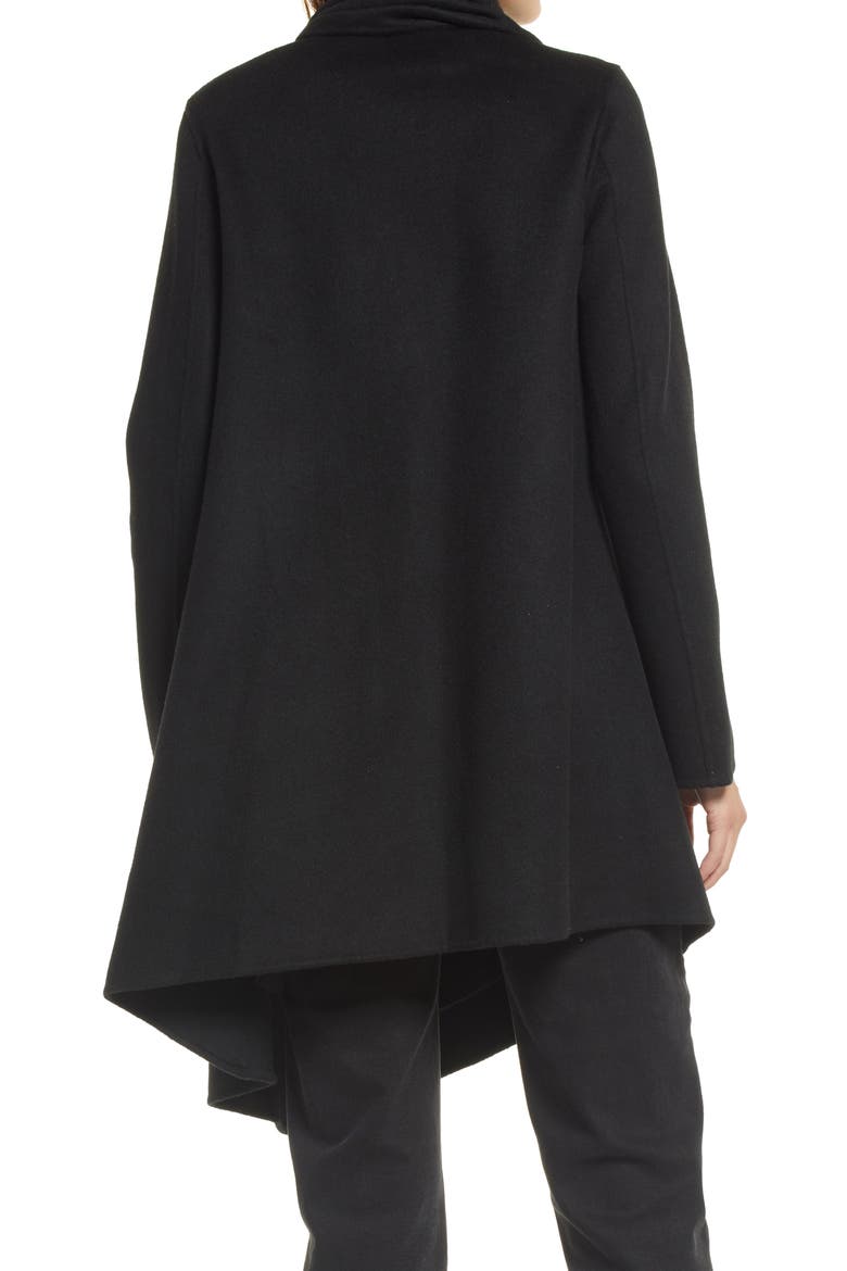 Monument Eve Coat, Alternate, color, BLACK