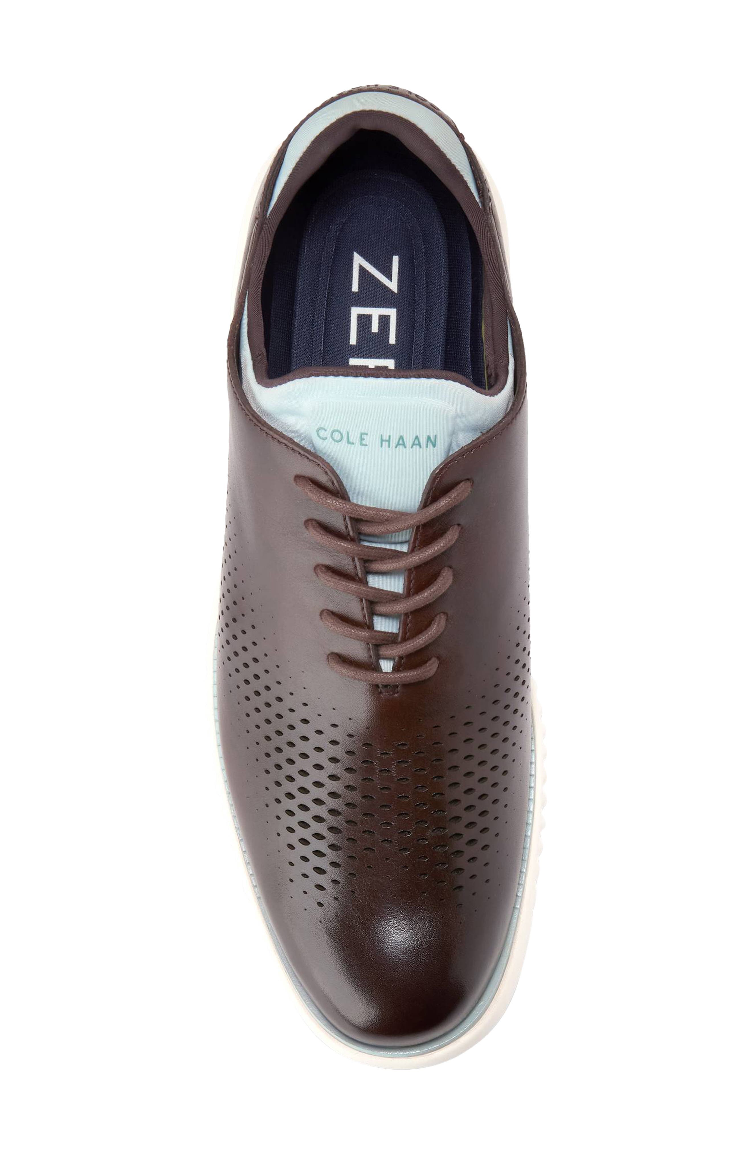 Cole Haan 2.ZeroGrand Laser Wing Derby, Alternate, color, Madeira / Cloud Blue / Ivory