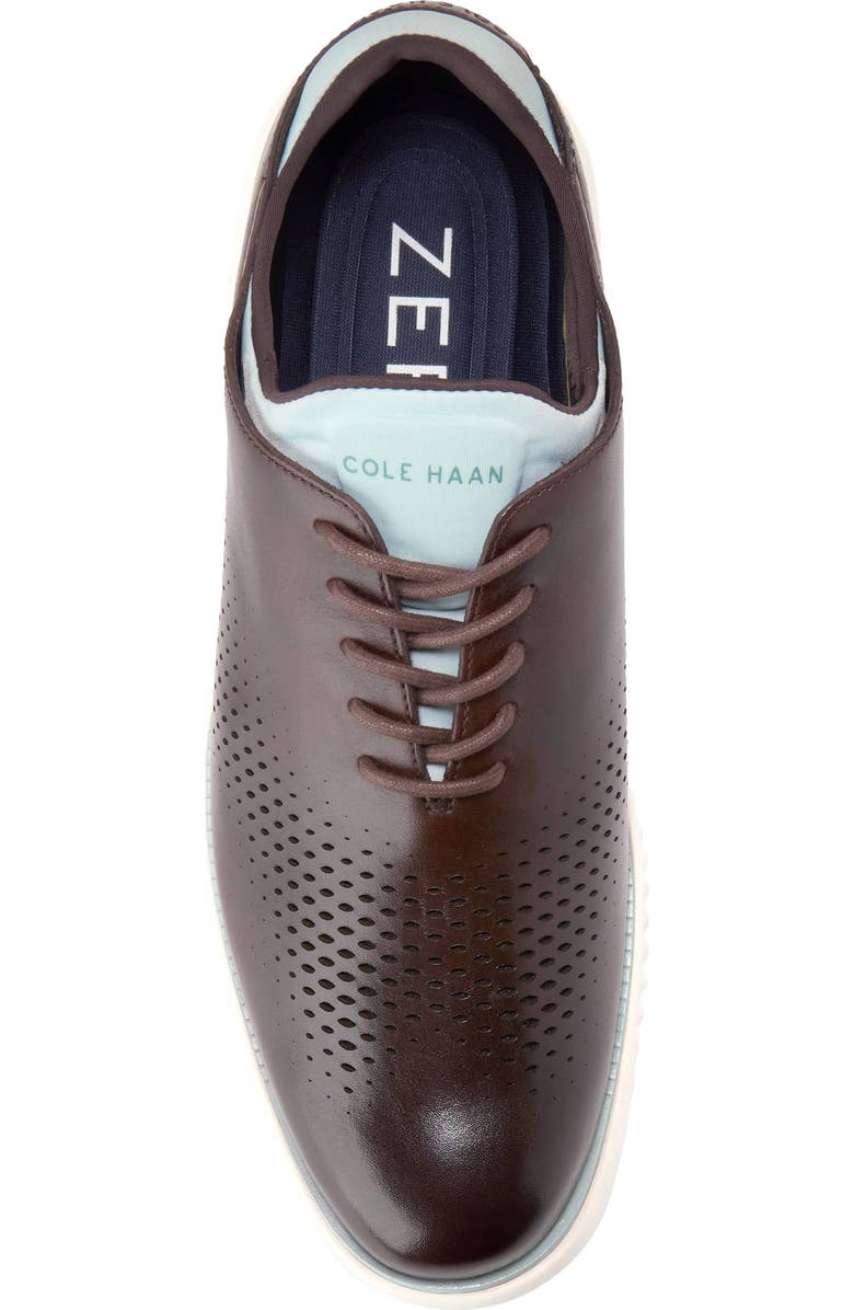 Cole Haan 2.ZeroGrand Laser Wing Derby, Alternate, color, Madeira / Cloud Blue / Ivory