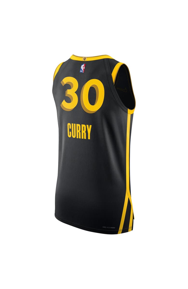Nike Men's Nike Stephen Curry Black Golden State Warriors  Authentic Jersey - City Edition, Alternate, color, 