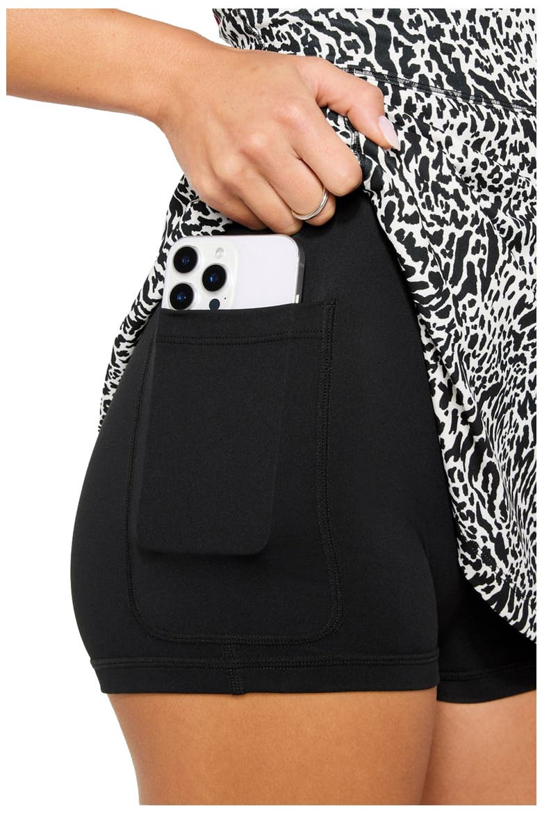 Define Performance Dress Classic Mini, Alternate, color, Mixed Leopard/Heated Red
