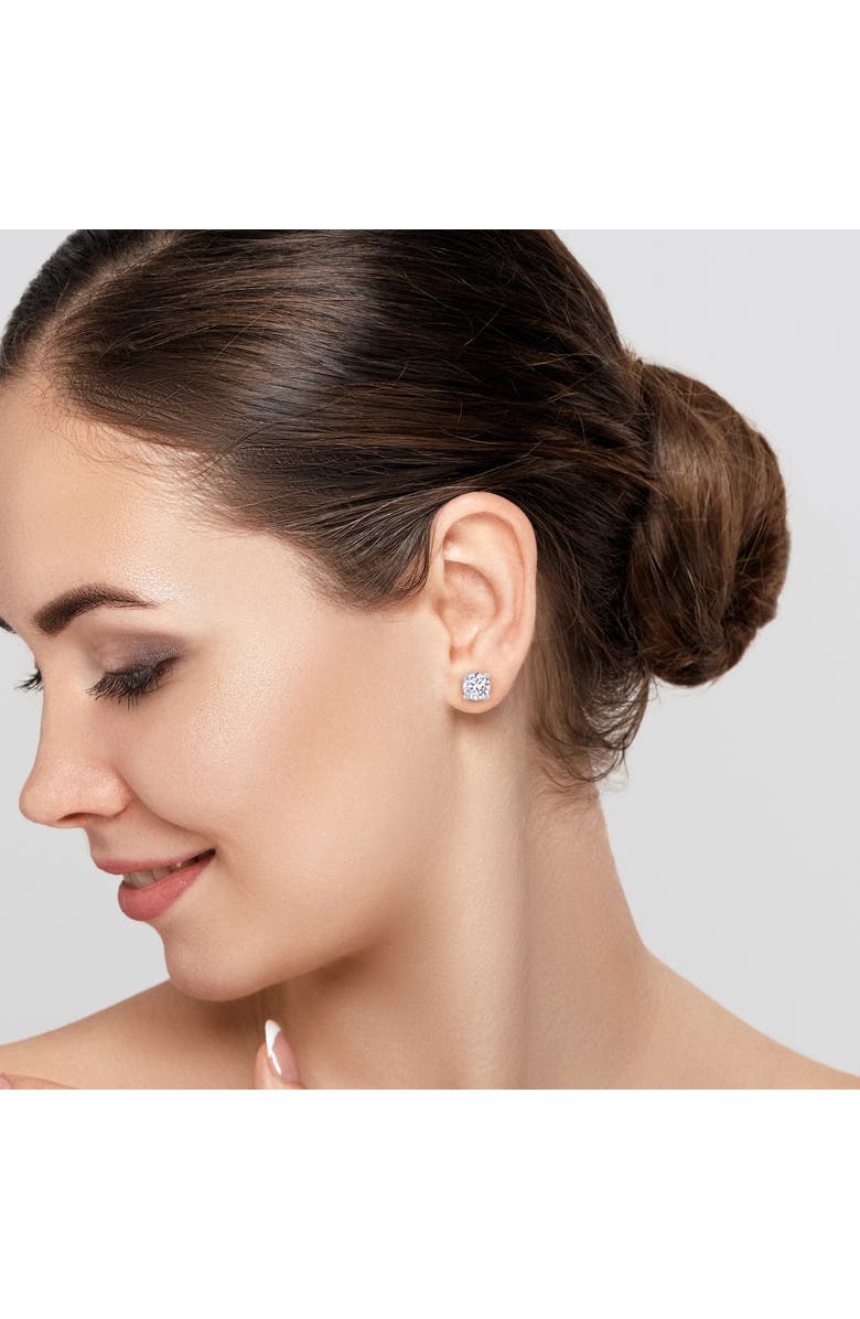 LuvMyJewelry Valeria 1.25 Ct TW Lab Grown Round Diamond Studs 14K Gold Earrings, Alternate, color, 14K White Gold