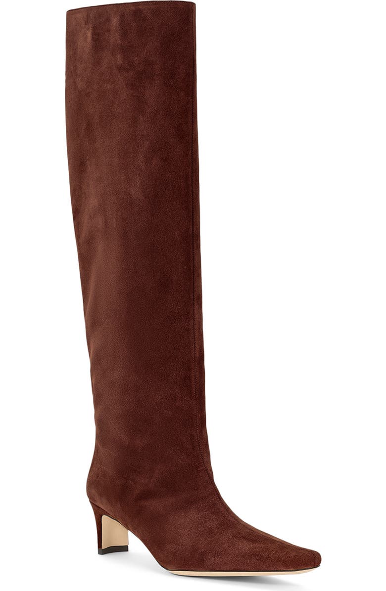 STAUD Wide Shaft Wally Boot, Main, color, Mahogany