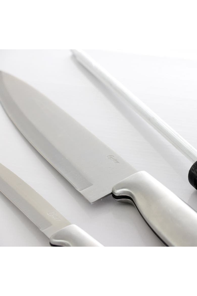 Baldwyn 4 Piece Stainless Steel Cutlery Knife Set, Alternate, color, Silver