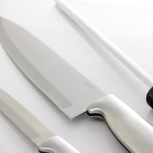 Oster Baldwyn 4 Piece Stainless Steel Cutlery Knife Set In Silver