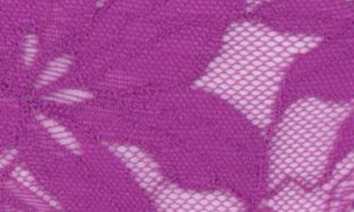 Hunkemoller Hunkemöller Ingrid Embroidered Mesh G-string In Cattleya Orchid