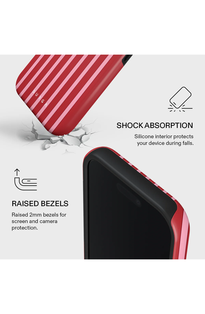 Burga Strawberry Jam Tough Magsafe Case For iPhone 17, 17 Air, 17 Pro, & 17 Pro Max, Alternate, color, Iphone 17 Case