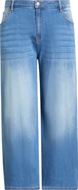 SUGARLIPS Jeanie High Waist Ankle Wide Leg Jeans