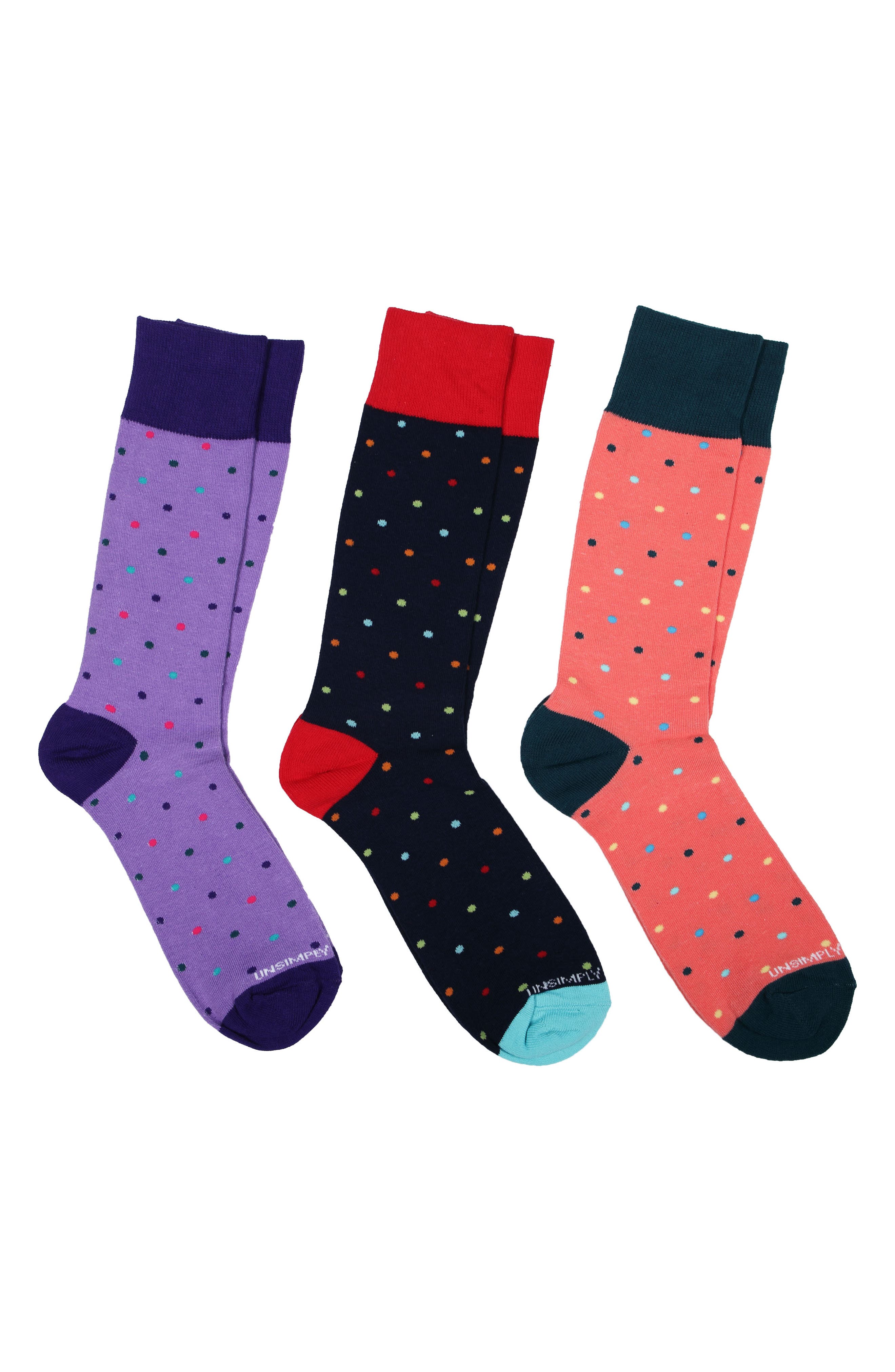 UNSIMPLY STITCHED 3-Pack Crew Socks