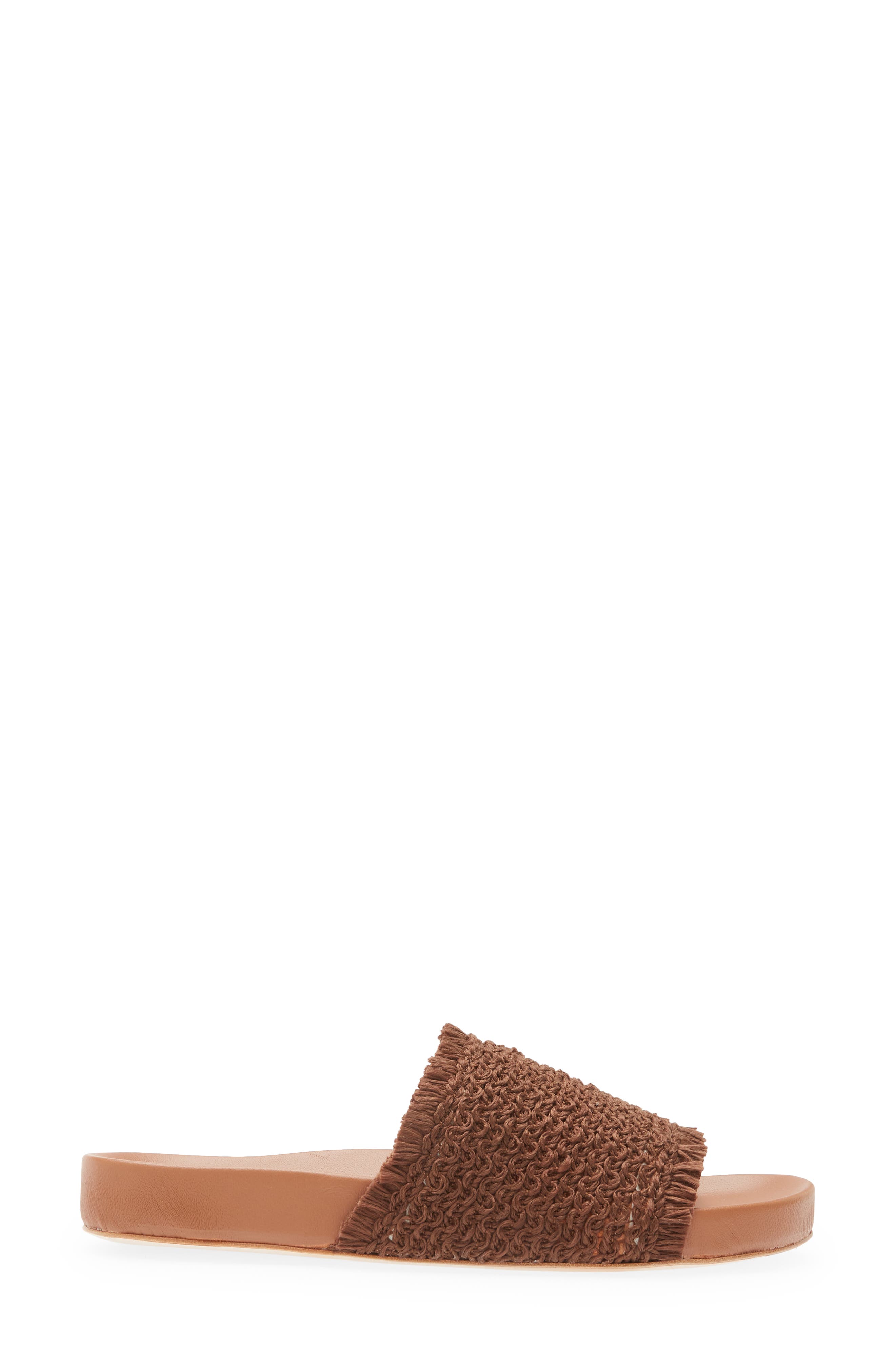 Chocolat Blu Dani Raffia Slide Sandal, Alternate, color, 
