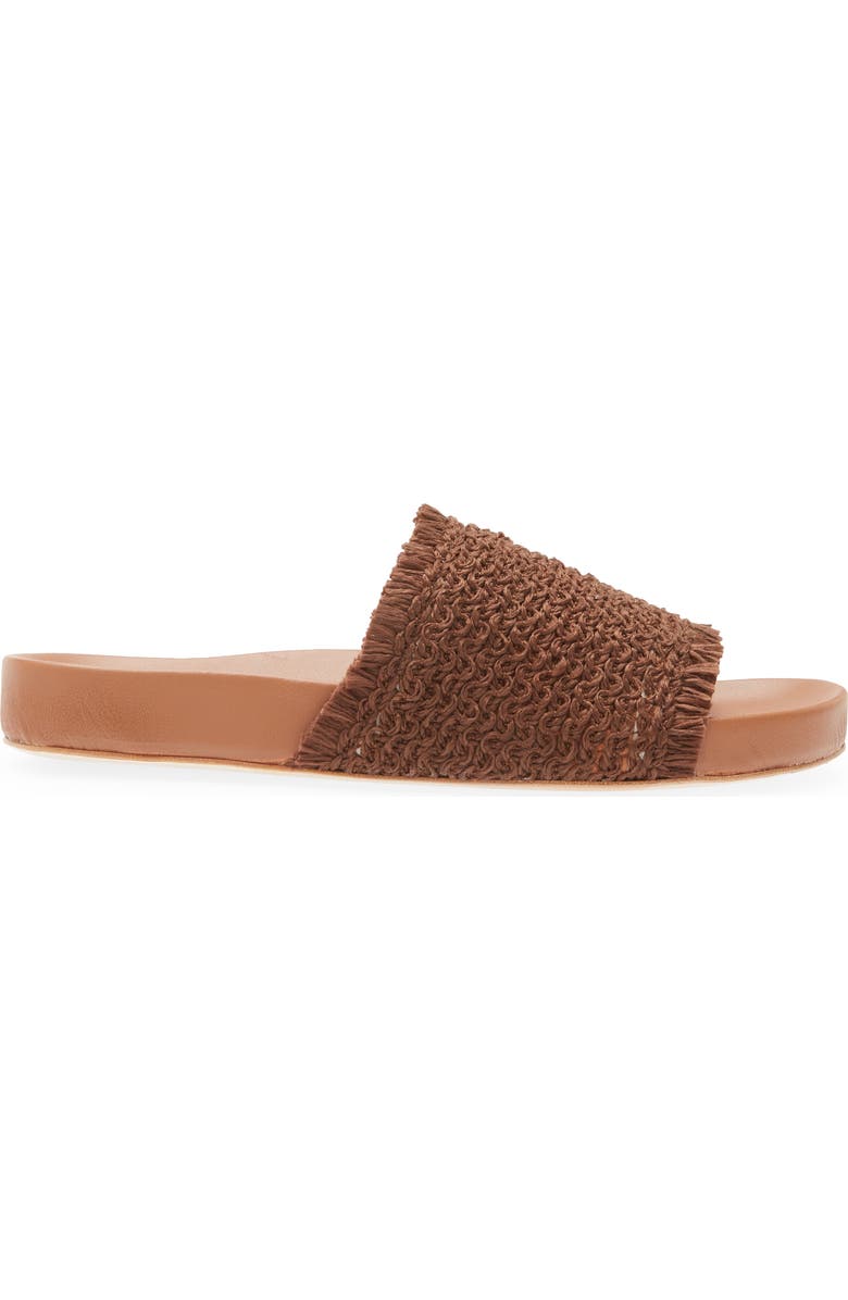 Chocolat Blu Dani Raffia Slide Sandal, Alternate, color,