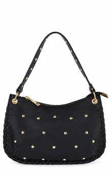 Elisabetta Studded Leather Shoulder Bag
