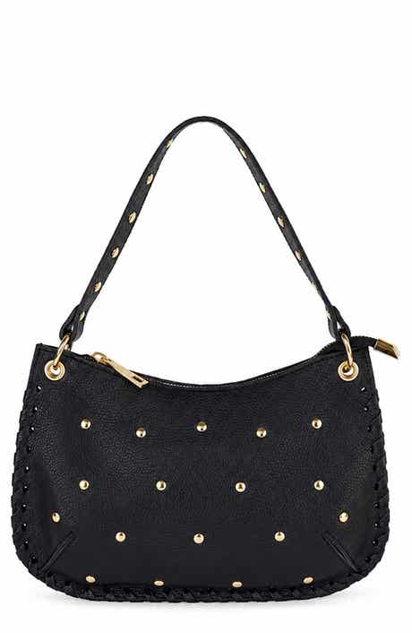 Elisabetta Studded Leather Shoulder Bag