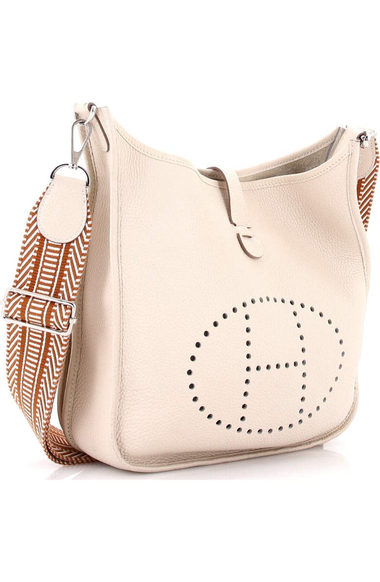 Pre-Owned Hermes Evelyne Bag Gen III Clemence PM, Alternate, color, Craie