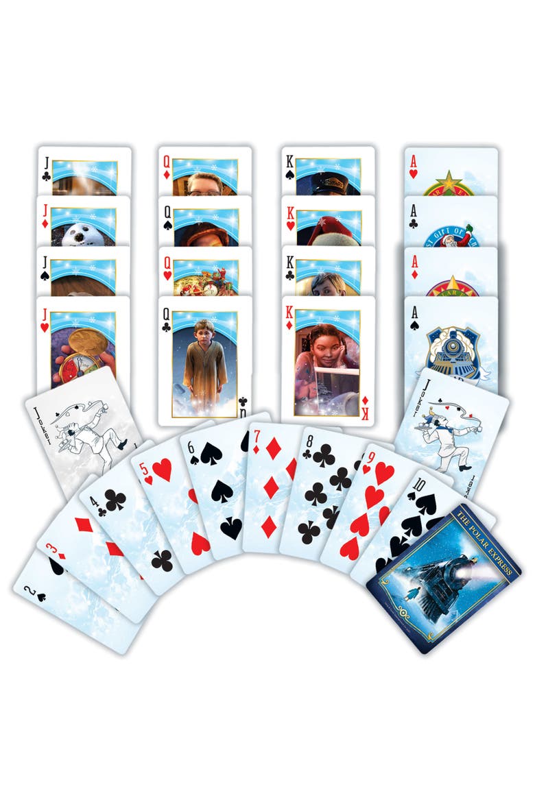 The Polar Express Playing Cards, Alternate, color, Multicolor