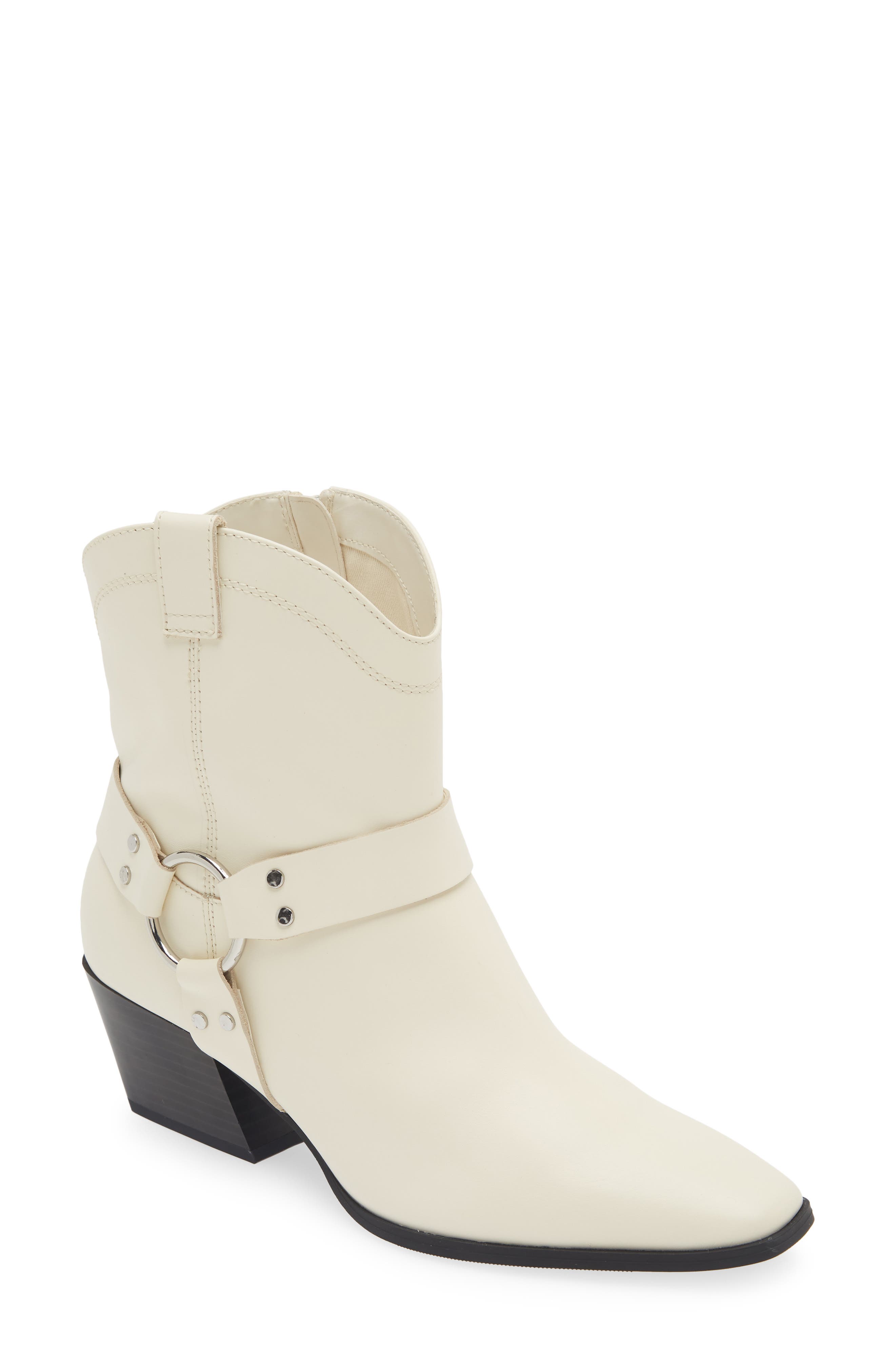 Enzo Western Boot, Main, color, IVORY EGRET