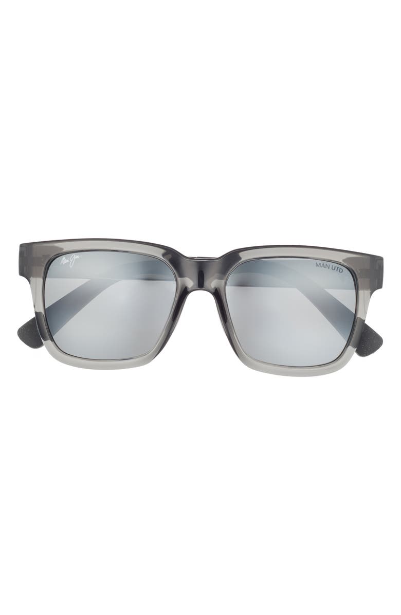 Maui Jim 54mm Core Square Polarized Sunglasses, Main, color, Grey Grey Grey