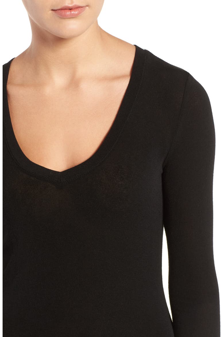 Sheer Tee, Alternate, color, BLACK