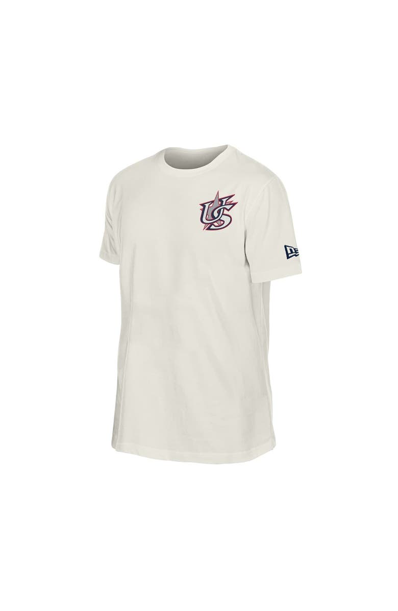 New Era Men's New Era Cream USA Baseball 2026 World Baseball Classic Hot Dog T-Shirt, Alternate, color, Cream