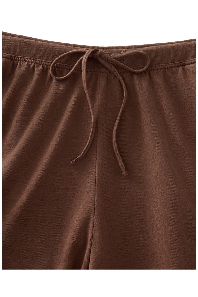 Olivia Featherweight Pima Cotton Short Pajamas, Alternate, color, BROWN