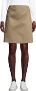 Lands' End School Uniform Young  Blend Chino Skort Above Knee