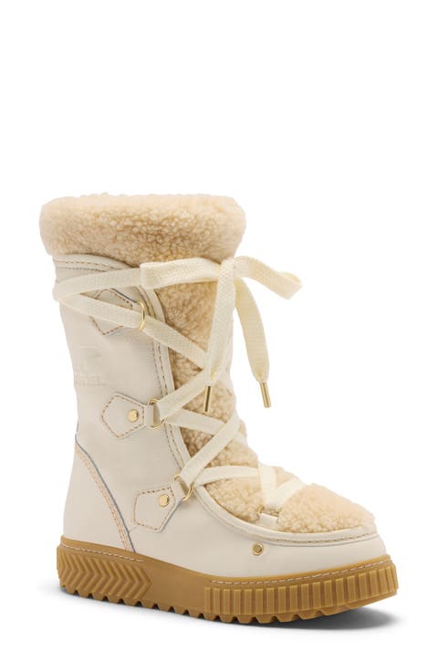 Ona Ave Alpine Tall LX Genuine Shearling Boot
