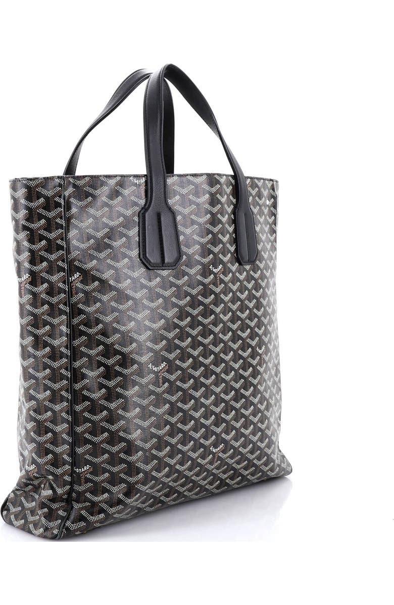 Pre-Owned Goyard Voltaire III Tote Coated Canvas, Alternate, color, Black