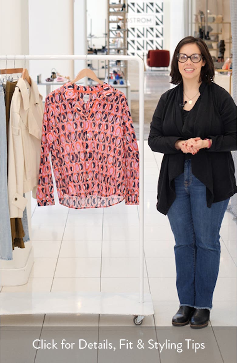 Ikat Rings Button-Up Shirt, sales video thumbnail