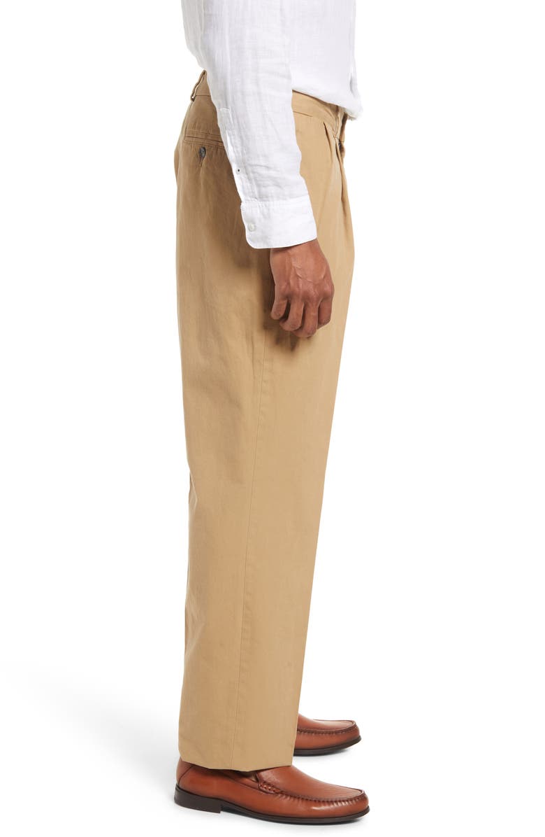 Berle Charleston Washed Poplin Chino Pants, Alternate, color, Tan