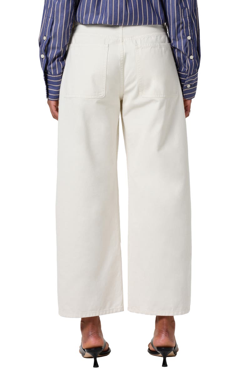 Citizens of Humanity Ayla Wide Leg Utility Twill Pants, Alternate, color, Pashmina (Off White)