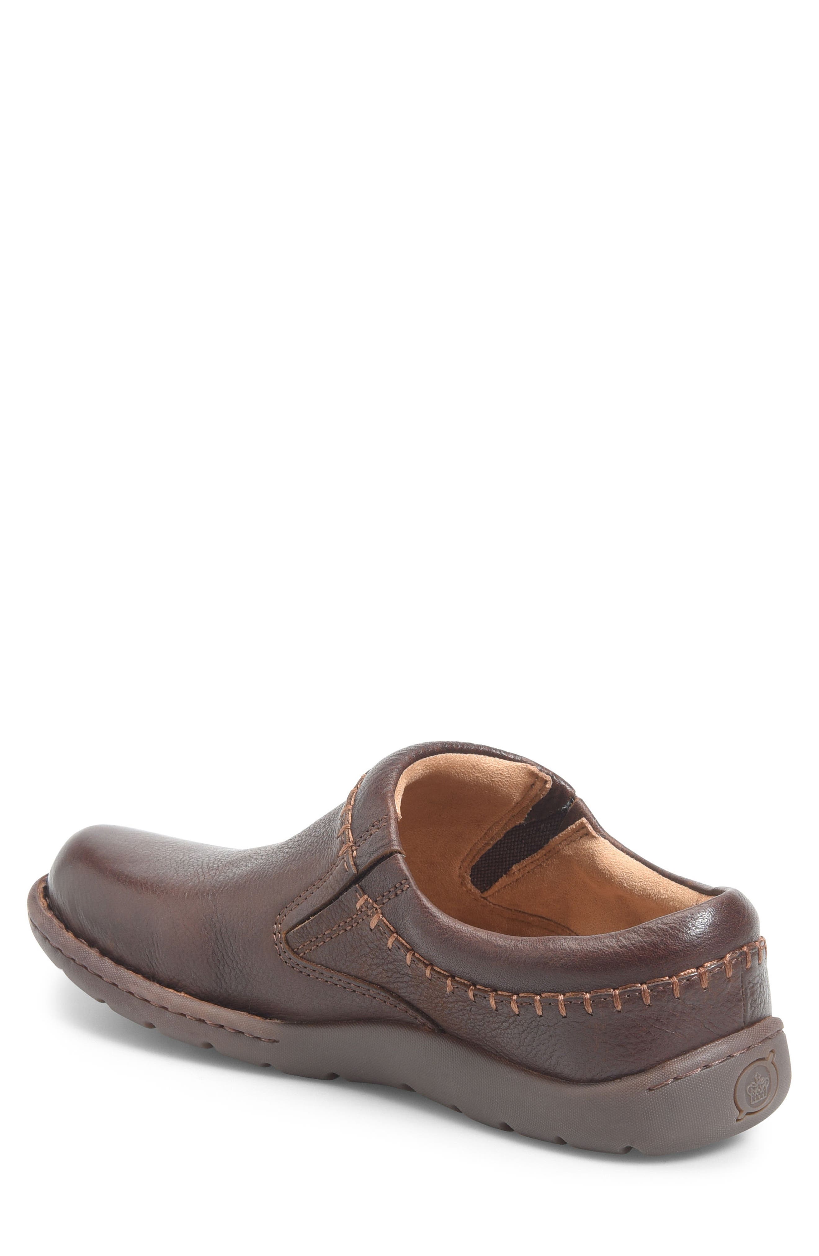 Nigel Clog, Alternate, color, BROWN LEATHER