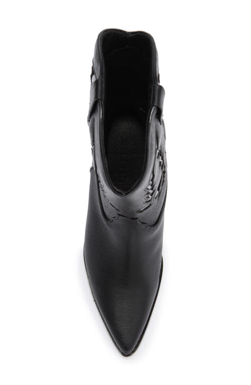 Billini Norva Western Pointed Toe Boot In Black