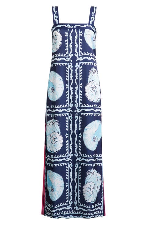 Casandra Print Sleeveless Maxi Dress