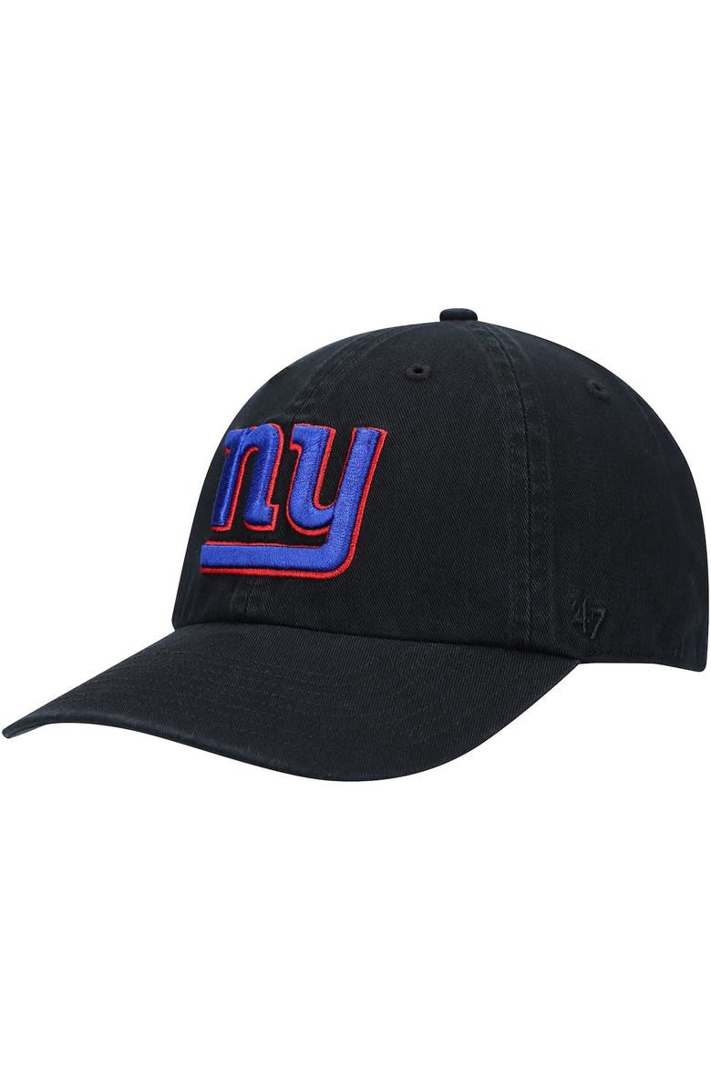 '47 Men's '47 Black New York Giants Clean Up Alternate Adjustable Hat, Main, color, 