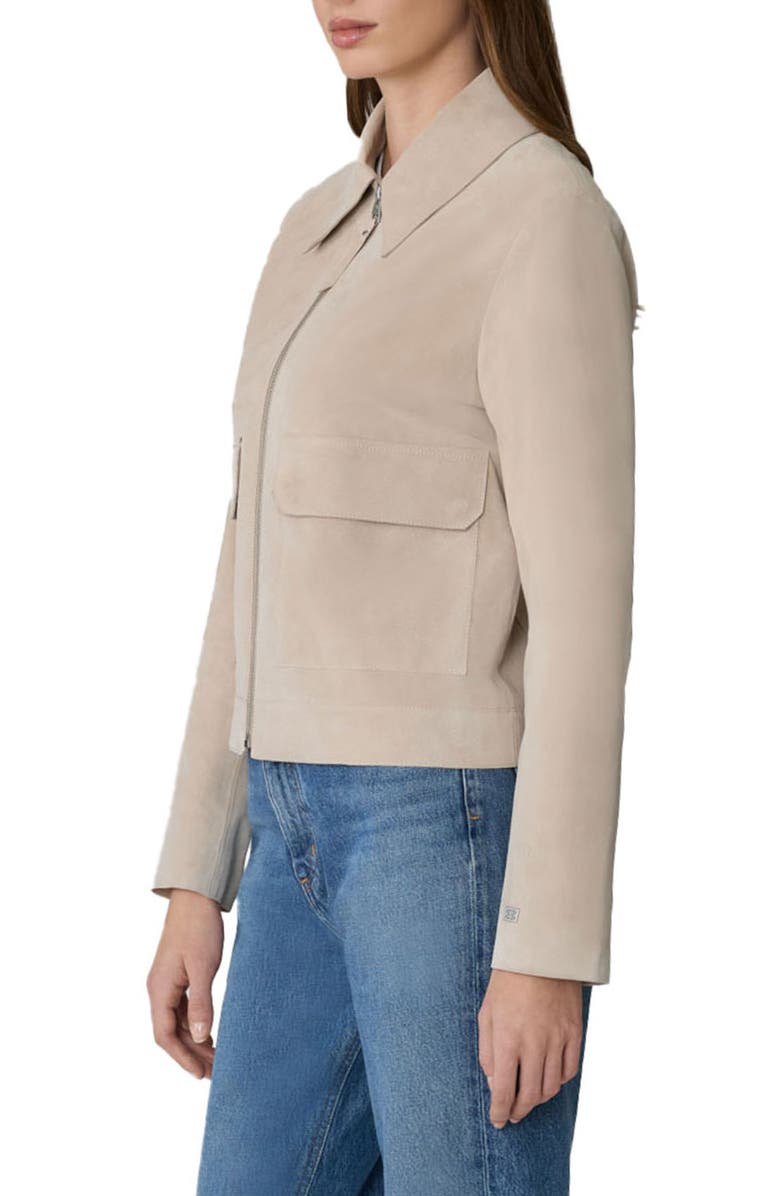 Soia & Kyo Allan Front Zip Suede Jacket, Alternate, color, 