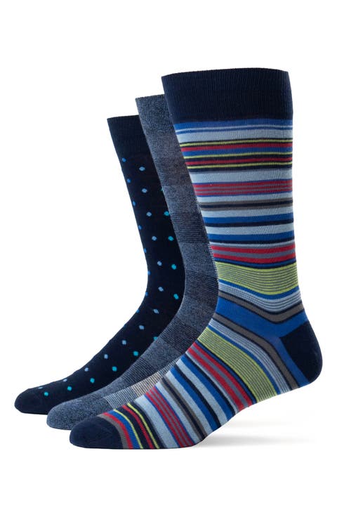 Assorted 3-Pack Crew Socks