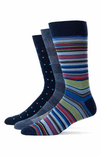 Lorenzo Uomo Assorted 3-Pack Crew Socks