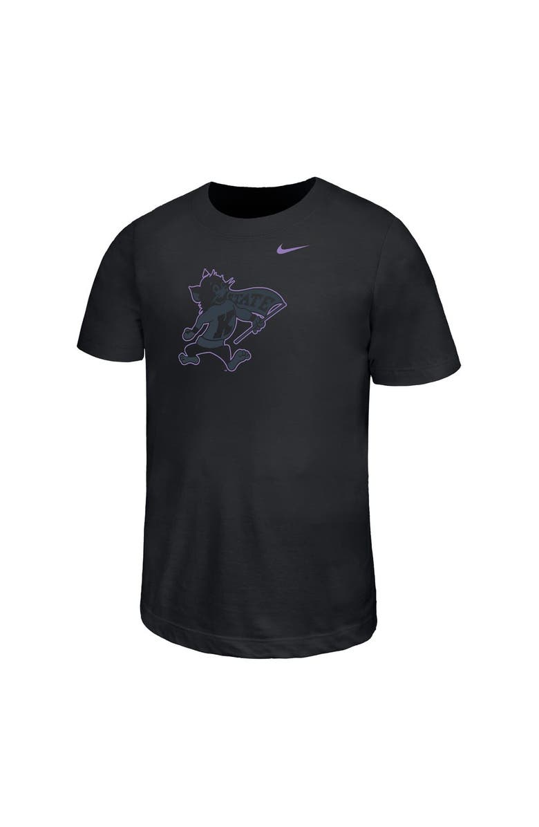 Nike Youth Nike Black Kansas State Wildcats Legend Color Pop Performance T-Shirt, Alternate, color, 