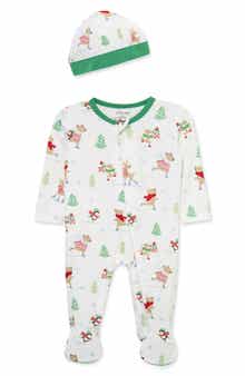 Festive Friends Footie & Beanie Set